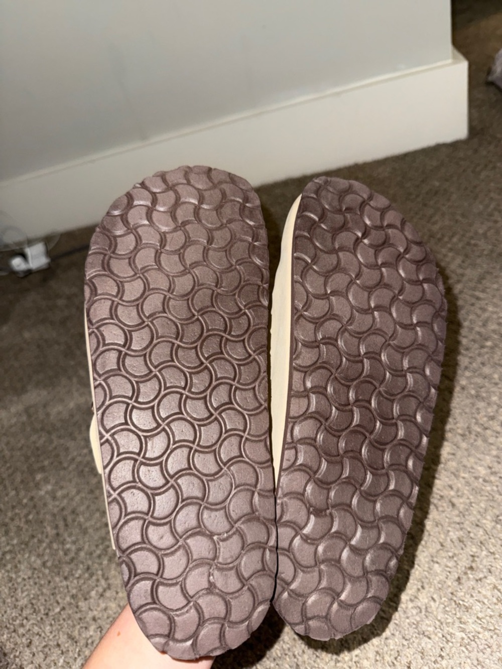 Women's Cushionaire Beige Slip-On Clog Mules with Buckle - Picture 4 of 4